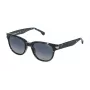 LOZZA SL4134M5206DQ Unisex taisnstūra saulesbrilles, Havana bruņurupuča acetāta rāmis, brūnas gradienta lēcas 52/22/140 mm