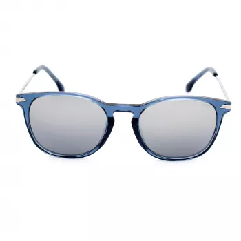 LOZZA SL4159M-955X Unisex taisnstūra saulesbrilles melns pelēks tonējums 52mm