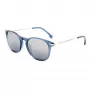 LOZZA SL4159M-955X Unisex taisnstūra saulesbrilles melns pelēks tonējums 52mm