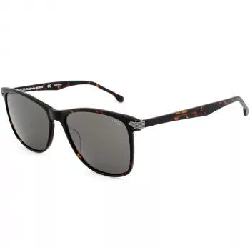 LOZZA SL4162M-0786 Vīriešu saulesbrilles - Havana acetāta rāmis, brūnas polikarbonāta lēcas, UV400 aizsardzība, 58/18/140 mm