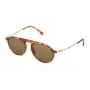 LOZZA SL4206M550711 Unisex Saulesbrilles Havana Rāmis Zaļas Lēcas 55/17/140 mm