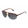 LOZZA SL4260-650706 Vīriešu taisnstūra saulesbrilles tumšā Havana pelēkā