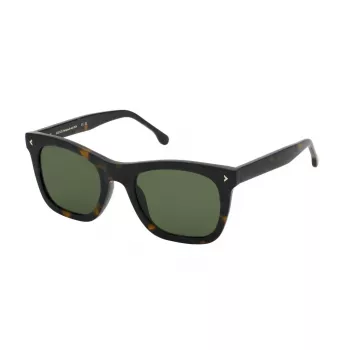 LOZZA SL4359-5404BL Vīriešu saulesbrilles Havana acetāta rāmis Zilas gradienta lēcas 54mm