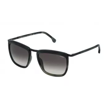 LOZZA Unisex saulesbrilles SL2283M550531 Havana rāmis zaļas lēcas 55/19/140 mm