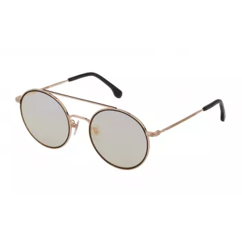 LOZZA Unisex Saulesbrilles SL233553301C - Havana Acetāta Rāmis, Brūnas Polikarbonāta Lēcas, UV400 Aizsardzība, 53mm Lēcu Platums