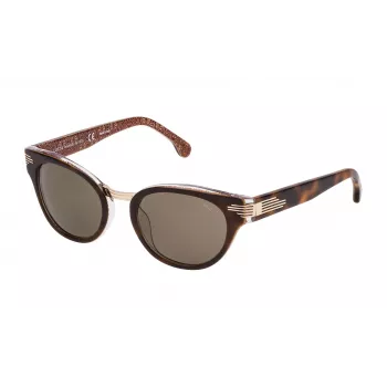 LOZZA Sieviešu saulesbrilles SL4075M500GB5 Cat Eye Havana Acetāts Brūns gradients UV400