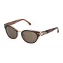 LOZZA Sieviešu saulesbrilles SL4075M500GB5 Cat Eye Havana Acetāts Brūns gradients UV400