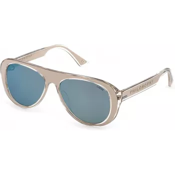 LOZZA Women SL4255V56880X Saulesbrilles Havana Acetāta Rāmis Brūns Gradienta Lēca 56mm