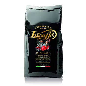 Lucaffe MR. EXCLUSIVE 100% Arabica 1kg Pupiņas