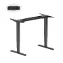 LUMI LEGEND CORPORATION HS084981 Elektriskais stāvgalda rāmis - melns, augstuma regulēšana 620-1250mm, divi motori, 120kg, bez galda virsmas