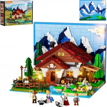 Lumibricks LED apgaismojuma komplekts LEGO Ideas A-Frame Cabin (Set 21338) - Shepherd's Hut