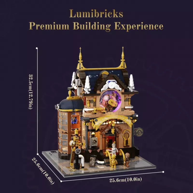 Lumibricks Steampunk Memory Shop DIY Miniature Dollhouse Kit