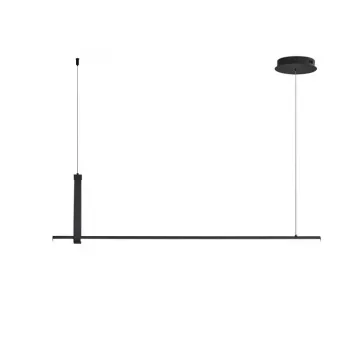 Piekaramais gaismeklis 20W LED melns 1200lm