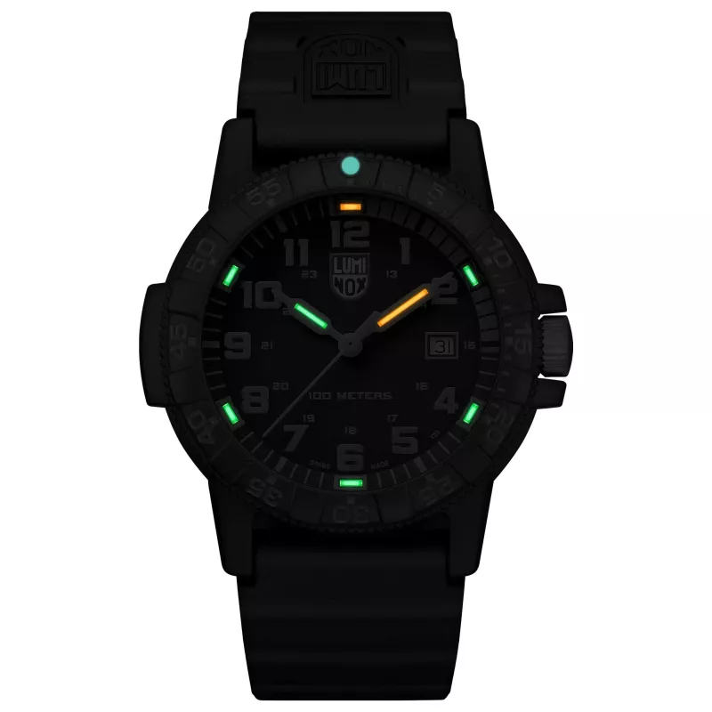 LUMINOX Vīriešu Pulkstenis XS.0329 44mm Šveices Kvarcs Carbonox Melns Gumija