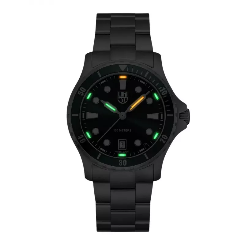 LUMINOX Vīriešu pulkstenis XS.0957 42mm Šveices kvarcs Zaļš ciparnīca Neilona siksniņa