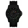 LUMINOX Vīriešu XL.8882.F 45mm Šveices kvarca pulkstenis ar Carbonox korpusu un melnu gumijas siksnu