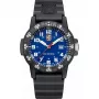 Luminox vīriešu XS.0323.L 44mm Šveces kvarca pulkstenis ar zilu ciparnīcu un melnu gumijas siksnu