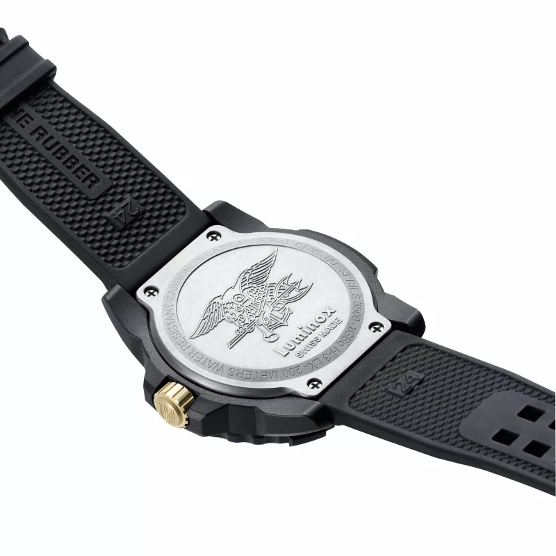 Luminox Navy SEAL 3500 Series vīriešu pulkstenis XS.3508.GOLD 45mm Šveices kvarcs