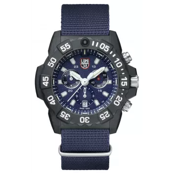 Luminox Navy SEAL Chronograph 3580 Series vīriešu pulkstenis XS.3583 45mm Carbonox melna gumija