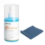LUMIVIDA HS084912 Ekrāna tīrīšanas komplekts – 200 ml bezspirta aerosols, 20x20 cm mikrošķiedras drāniņa un mīksta birste LCD, LED, OLED, plazmas, klēpjdatoru, monitoru, viedtālruņu, planšetdatoru, kameru un briļļu tīrīšanai