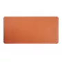 LUMIVIDA HS084936 Liels PVC ādas rakstāmgalda paklājiņš, 1200x600 mm, oranžs