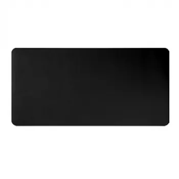 LUMIVIDA Liels PVC ādas peles paliktnis ar neslīdošu gumijas pamatni, 1200x600mm, melns