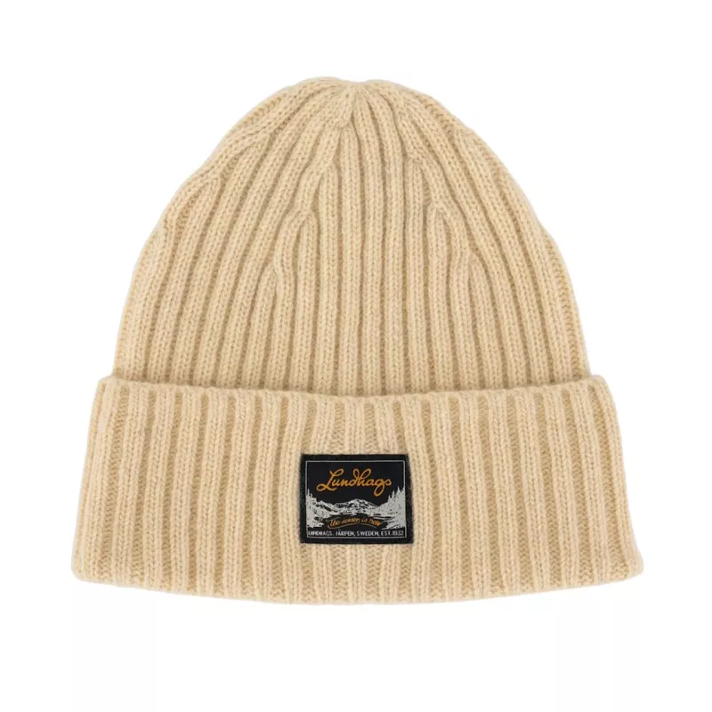 Lundhags Cepure Knak Wool Sand Beanie Hat