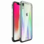 Luphie Apple iPhone XR Aurora Condom Alumīnija Rāmis + TPU Maciņš Sudrabs