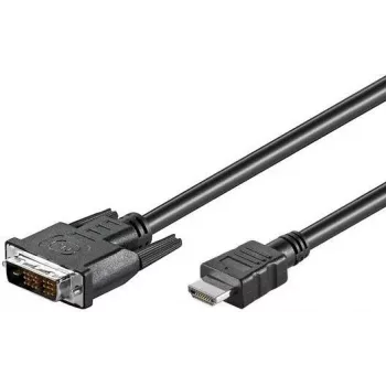 M-CAB Wentronic Goobay HDMI uz DVI-D kabelis, melns, 3 m - 19-pin HDMI male uz DVI-D (18+1) male (50581)