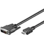 M-CAB Wentronic Goobay HDMI uz DVI-D kabelis, melns, 3 m - 19-pin HDMI male uz DVI-D (18+1) male (50581)