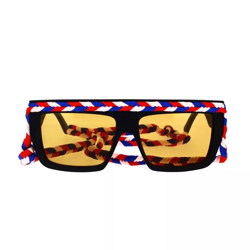 M Missoni Sieviešu saulesbrilles MMI0086S807 Melnas Pelēkas Kvadrātveida Acetāts 57mm