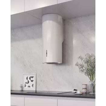 MAAN Elba 2 W835 Sienas nosūcējs balts 80 cm