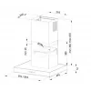 MAAN Komoda Neo 60 Wall-Mounted Hood 610 m³/h Black