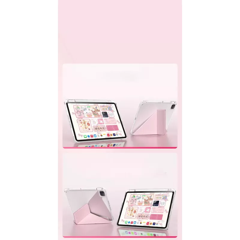 MACHINO TAB Case for iPad Pro 12.9 2018-2022/ AIR 13 2024 Pink