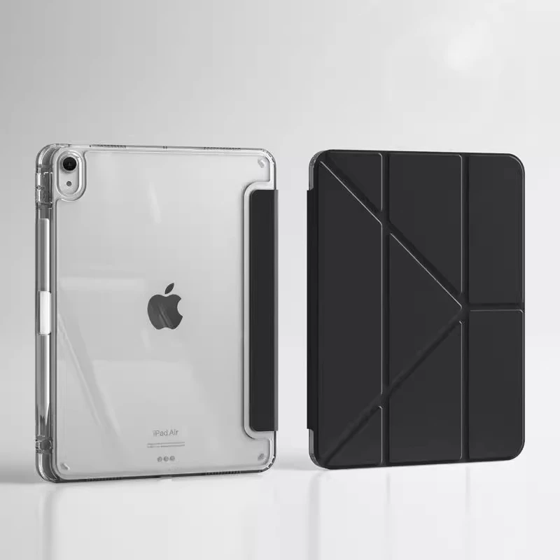 MACHINO TAB Case for iPad Pro 2/3/4 11 2020/2021/2022 and iPad Air 4/5 10.9 and iPad Air 11 (2024) Black