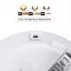 MACLEAN LED Plafond Panelis 7in1 Flush-Mounted Ultra Slim 30W 3 Krāsas (WW, NW, CW) Led4U LD142 ar Mikroviļņu Sensoru un Iebūvētu Barošanas Avotu