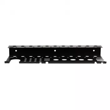 MACLEAN MC-141 Sienas stiprinājuma instrumentu organizators ar 20 kastēm un 11 āķiem, melns/sarkans, 800x400x195 mm
