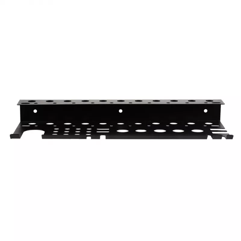 MACLEAN MC-141 Sienas stiprinājuma instrumentu organizators ar 20 kastēm un 11 āķiem, melns/sarkans, 800x400x195 mm