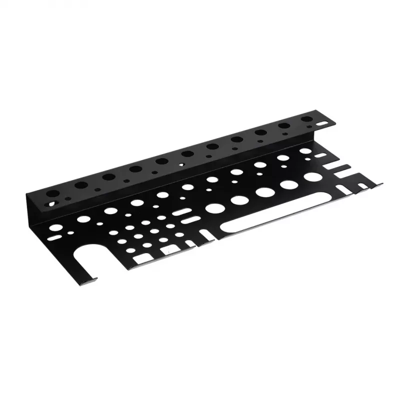 MACLEAN MC-141 Sienas stiprinājuma instrumentu organizators ar 20 kastēm un 11 āķiem, melns/sarkans, 800x400x195 mm