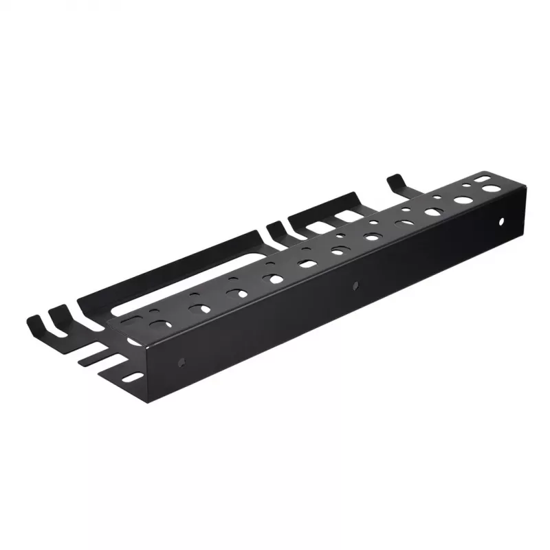 MACLEAN MC-141 Sienas stiprinājuma instrumentu organizators ar 20 kastēm un 11 āķiem, melns/sarkans, 800x400x195 mm