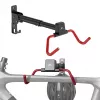 MACLEAN MC-172 Horizontāls pie sienas montējams velosipēdu statīvs, tērauds, 30 kg slodze, regulējams leņķis, salokāms, melns