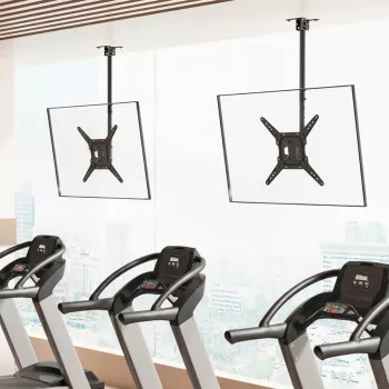 Maclean MC-174 griestu stiprinājums 23-55 collu televizoriem, 35 kg, VESA 400x400, melns