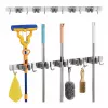 Maclean MC-185 Sienas stiprinājuma instrumentu organizators dārza instrumentiem un mopiem, tērauds, 60 cm, 20 kg slodze, ar āķiem