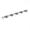 Maclean MC-185 Sienas stiprinājuma instrumentu organizators dārza instrumentiem un mopiem, tērauds, 60 cm, 20 kg slodze, ar āķiem