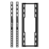 MACLEAN MC-187 Slīpais TV sienas stiprinājums 32–75 collu ekrāniem, VESA līdz 400x400, 45 kg, melns