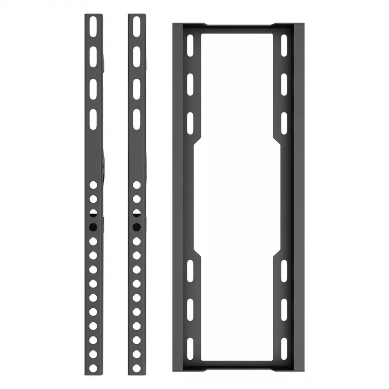 MACLEAN MC-187 Slīpais TV sienas stiprinājums 32–75 collu ekrāniem, VESA līdz 400x400, 45 kg, melns