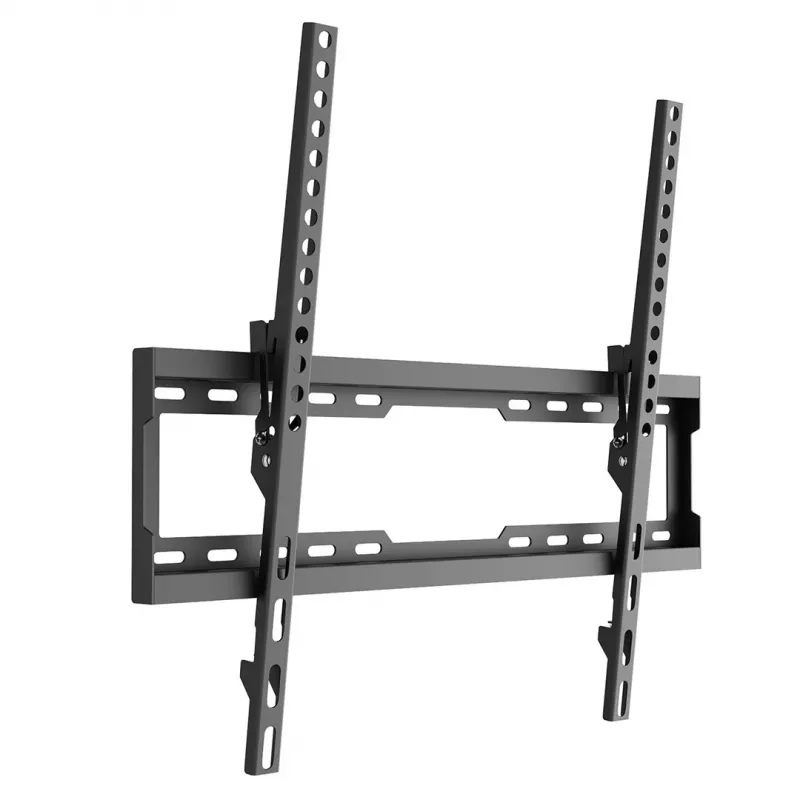 MACLEAN MC-188 TV sienas stiprinājums, max VESA 600x400, 37-86 collas, līdz 45 kg, melns, slīpuma regulēšana 0°–8°