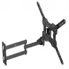 Maclean MC-759 N fiksēts TV/monitora sienas stiprinājums 23–65 inch ekrāniem, 30 kg, VESA līdz 400x400, melns