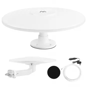 Maclean MCTV-103 aktīva daudzvirzienu DVB-T/T2 HEVC antena kemperim, 12V