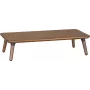 Maclean koka monitora / klēpjdatora statīvs, (500x240x120mm), melnais valrieksts, maks. 20kg, MC-930